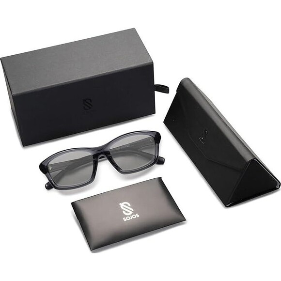 SOJOS Futuristic Polarized Sunglasses for Women UV400 Trendy Small Faces SJ2294 - Picture 4 of 10